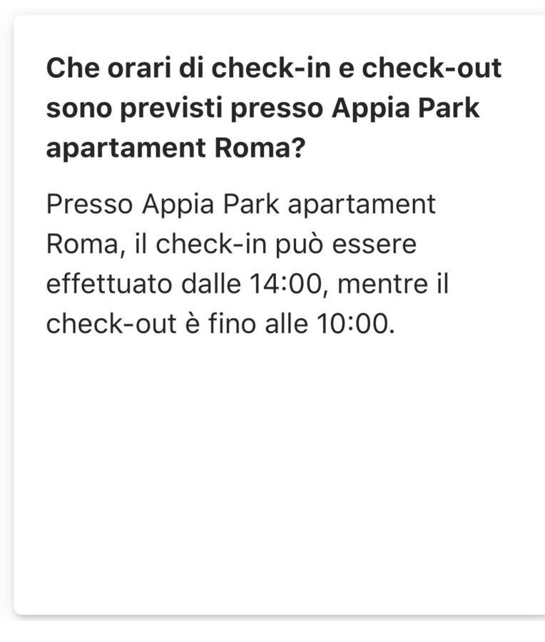 Appia Park Apartament 10 Min Dal Colosseo Roma Exterior foto